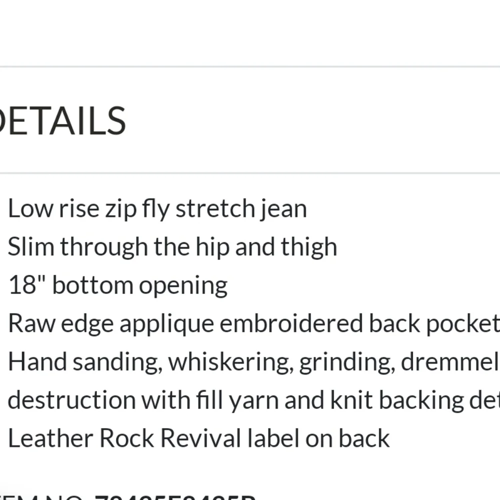 Rock revival jeans - Picture 4 of 8